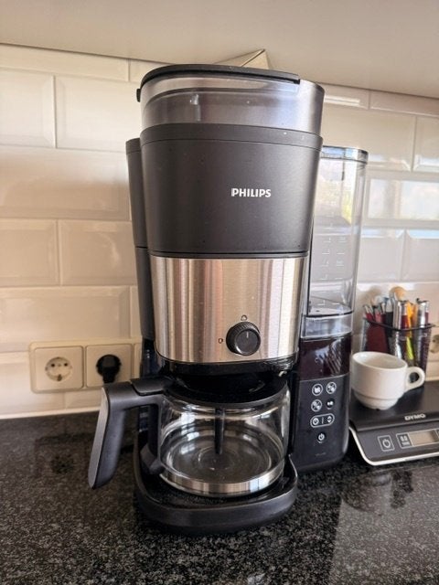 Philips HD7888/01 filter koffiezetter met bonenmaler, Ophalen, Afneembaar waterreservoir, 10 kopjes of meer, Koffiemachine