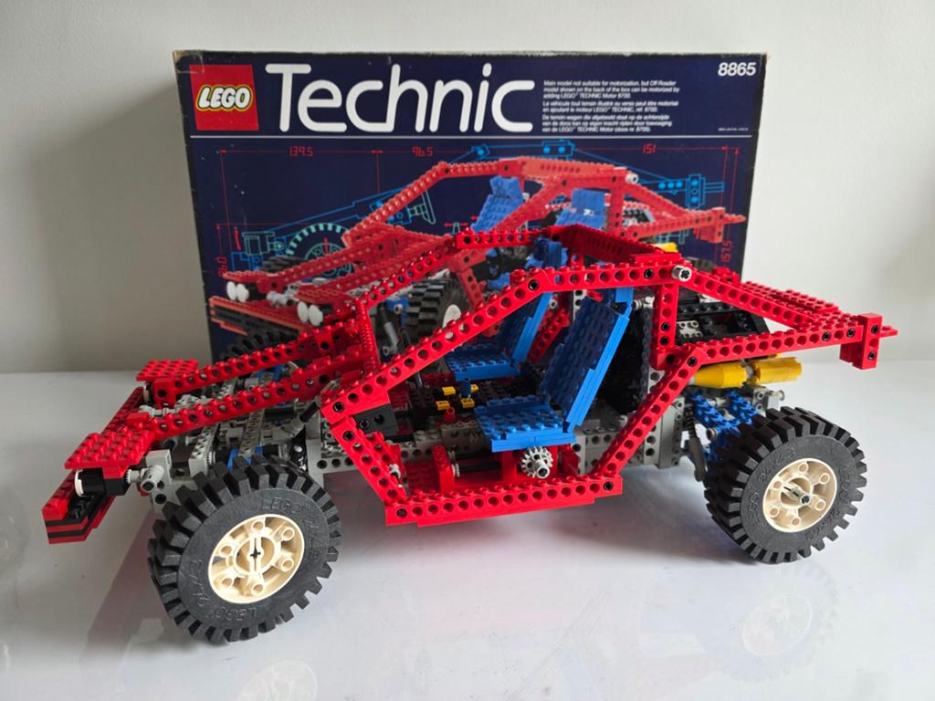 Lego Technic 8865 Test Car - Vintage Set met Doos, Gebruikt, Compleet, Lego, Ophalen of Verzenden