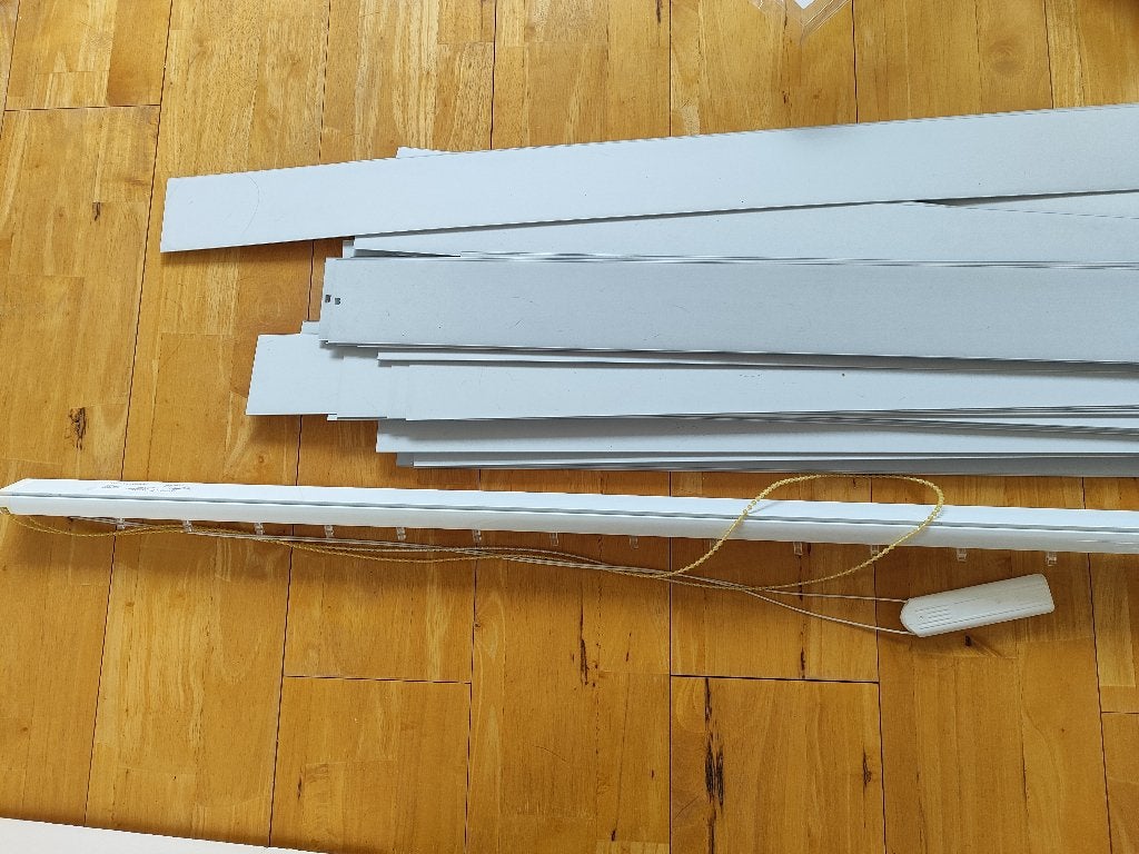 Lamellen wit, Ophalen, Gebruikt, Overige merken, 112 cm