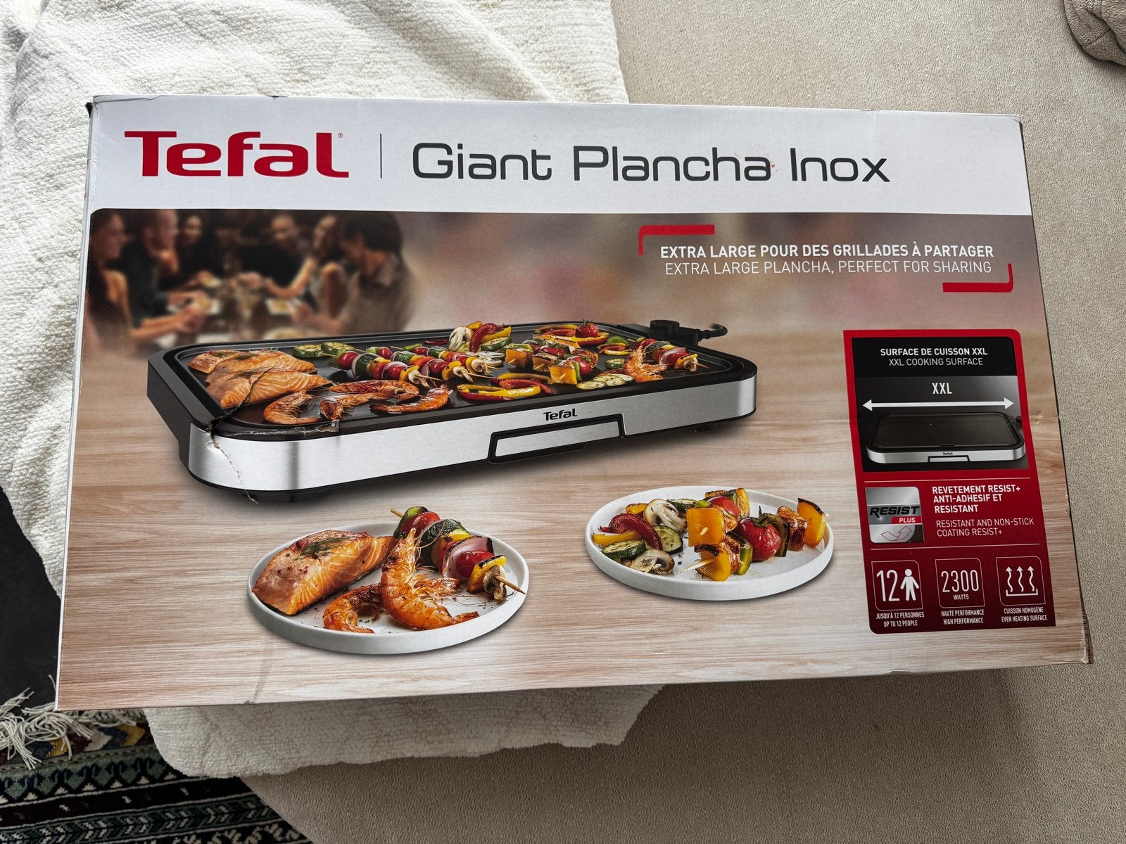 Tefal Giant Plancha CB631D XXL-bakoppervlak, Ophalen of Verzenden, Nieuw