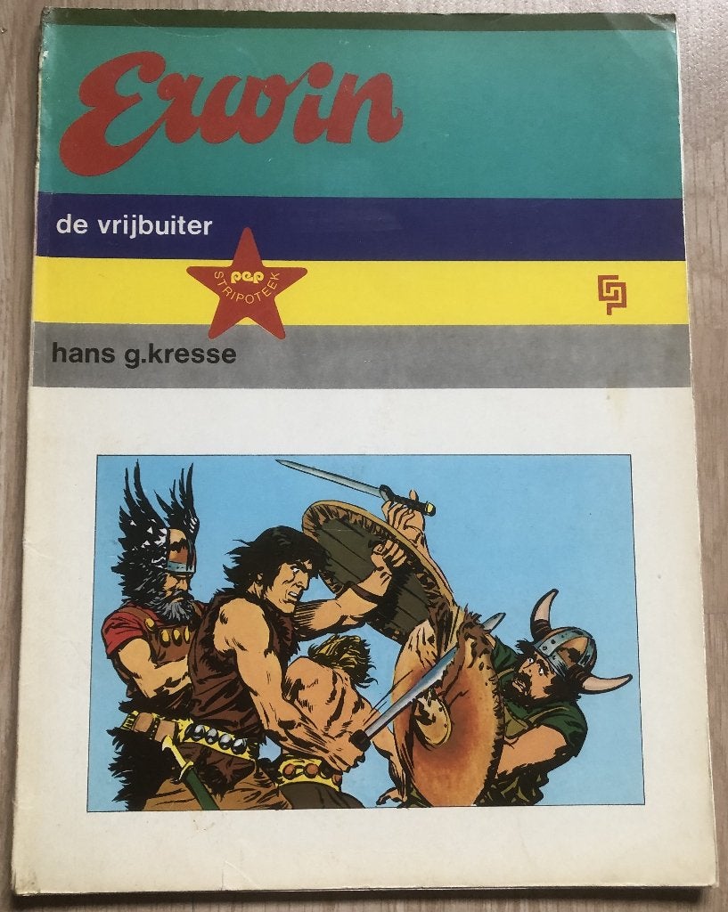 HANS G. KRESSE - ERWIN - DE VRIJBUITER - 1971, Boeken, Eén stripboek, Ophalen of Verzenden, Zo goed als nieuw, Hans Kresse