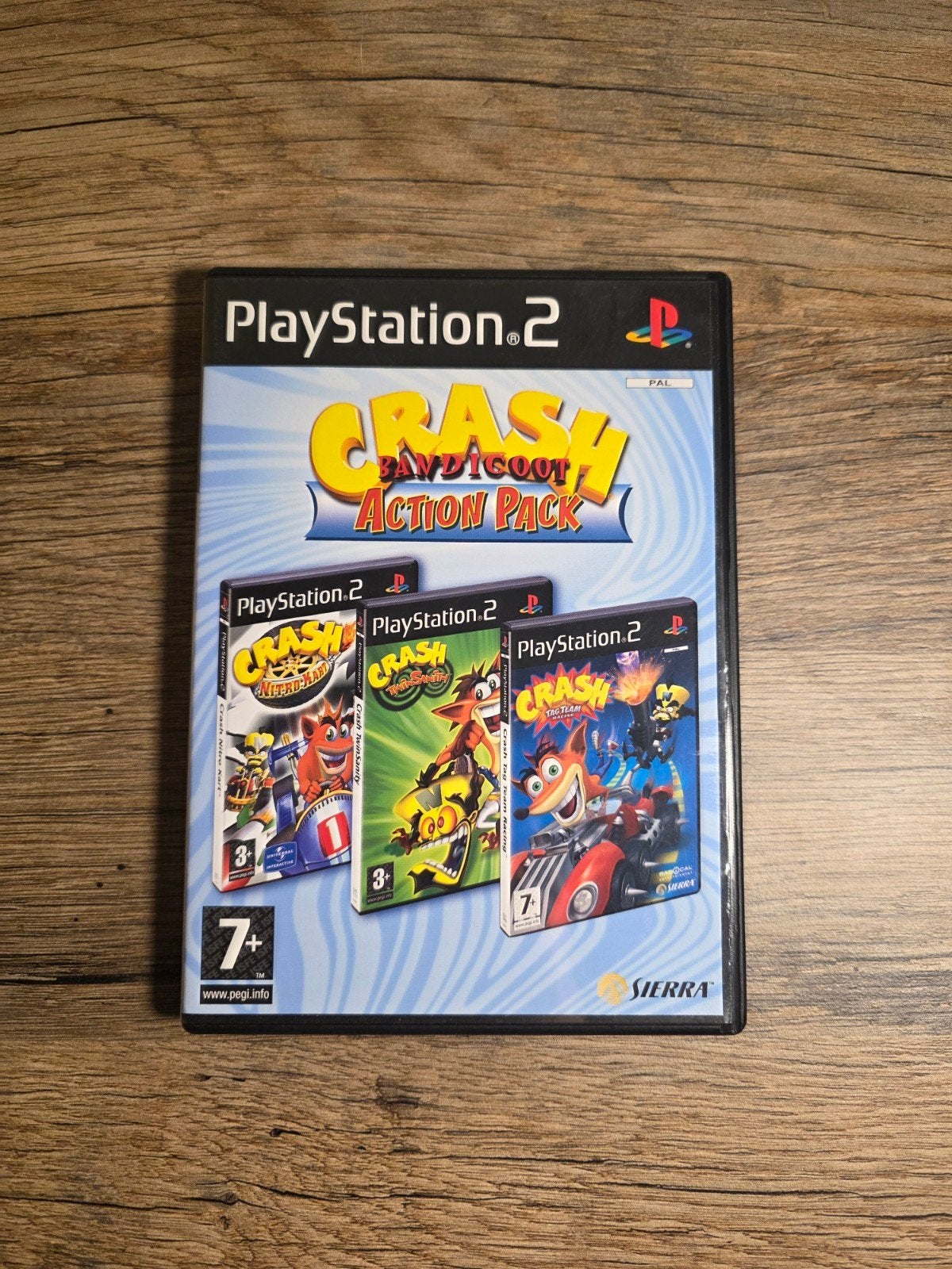 Ps2 Crash Action Pack, 1 speler, Ophalen of Verzenden, Avontuur en Actie, Vanaf 7 jaar