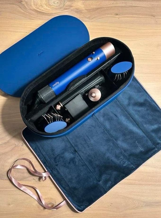 Dyson Airwrap Complete Long - Blauw/Koper, Ophalen of Verzenden, Zo goed als nieuw, Haarverzorging