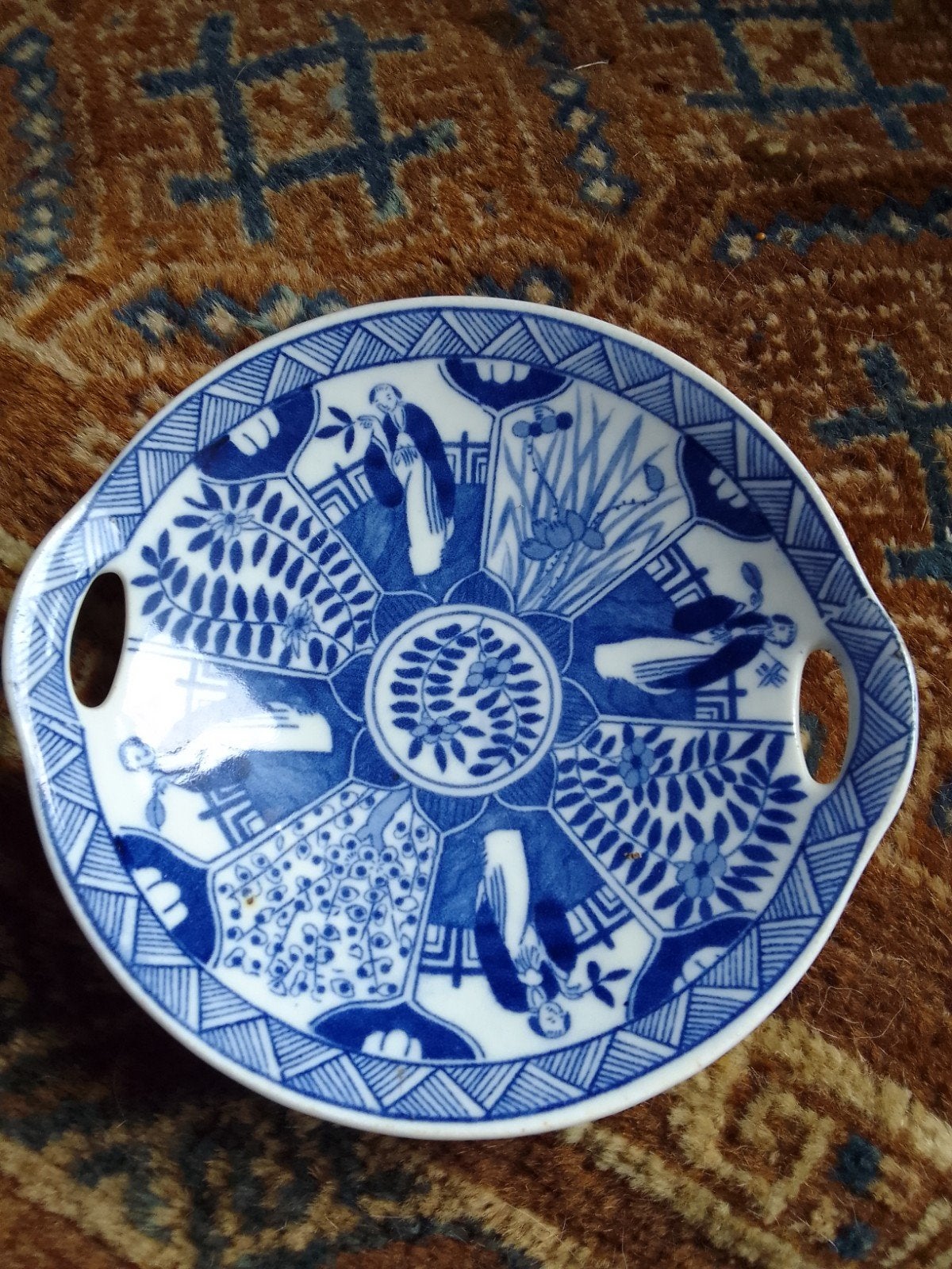 Decoratief Delfts Blauw schaaltje met handvatten, Ophalen of Verzenden