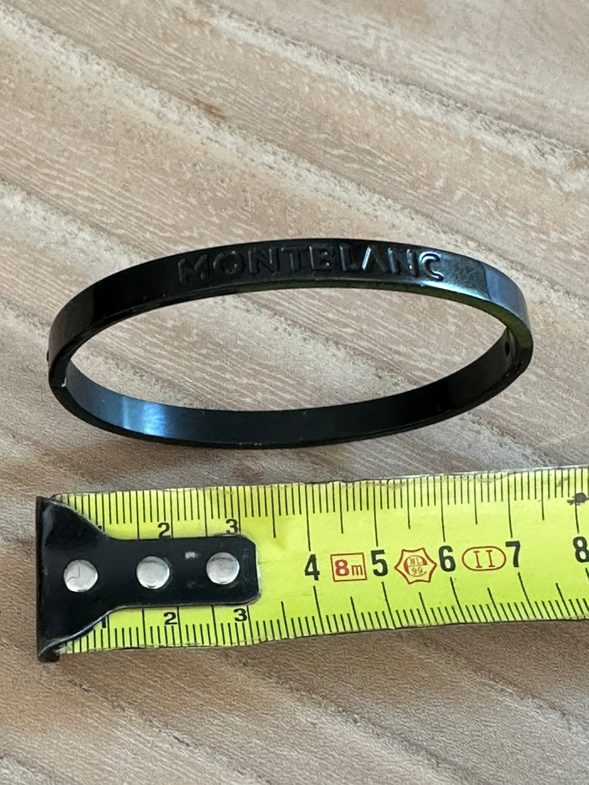 Voor liefhebber Montblanc Starwalker stalen armband in zwart, Ophalen of Verzenden, Gebruikt, Zwart, Staal