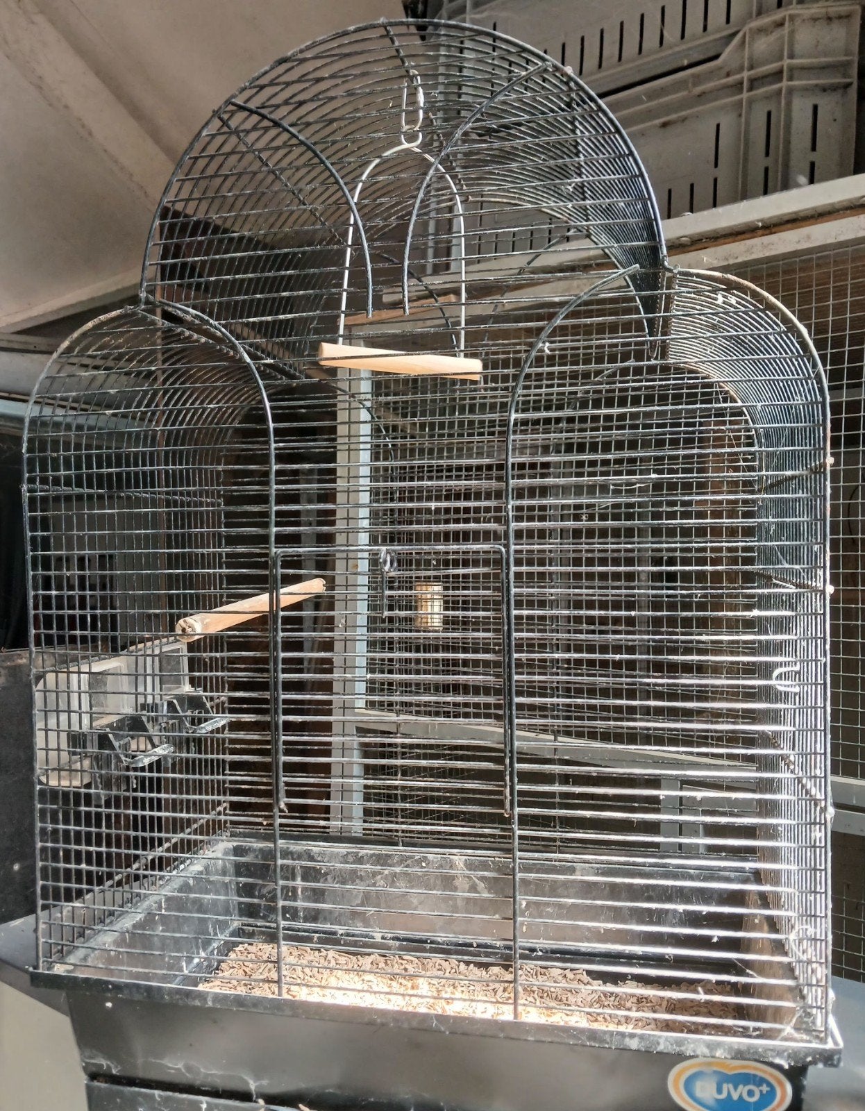 parkieten kooi, Ophalen, Gebruikt, Metaal, Vogelkooi