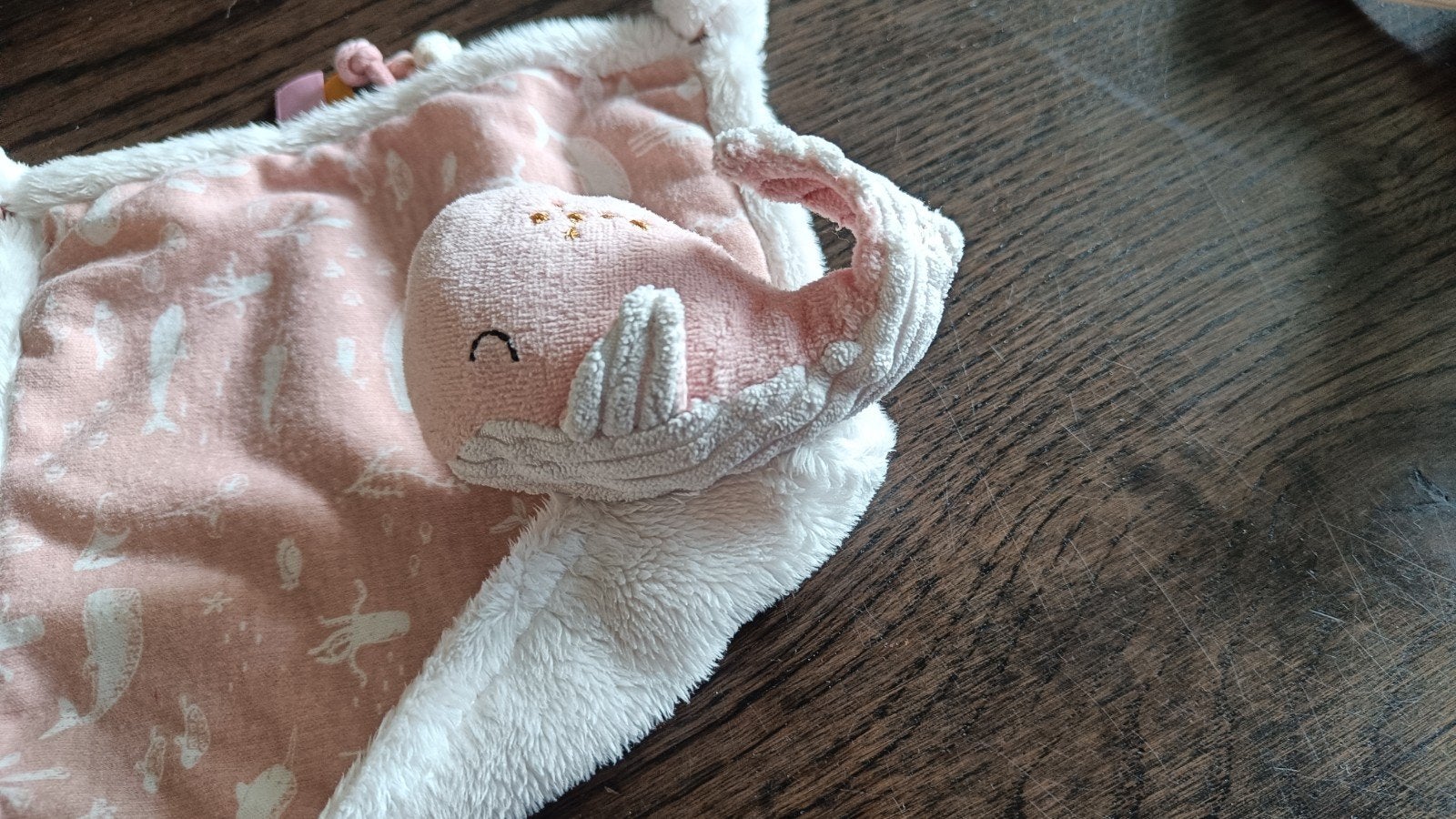 Little Dutch - Knuffeldoekje Walvis Roze, Ophalen of Verzenden, Zo goed als nieuw, Overige typen