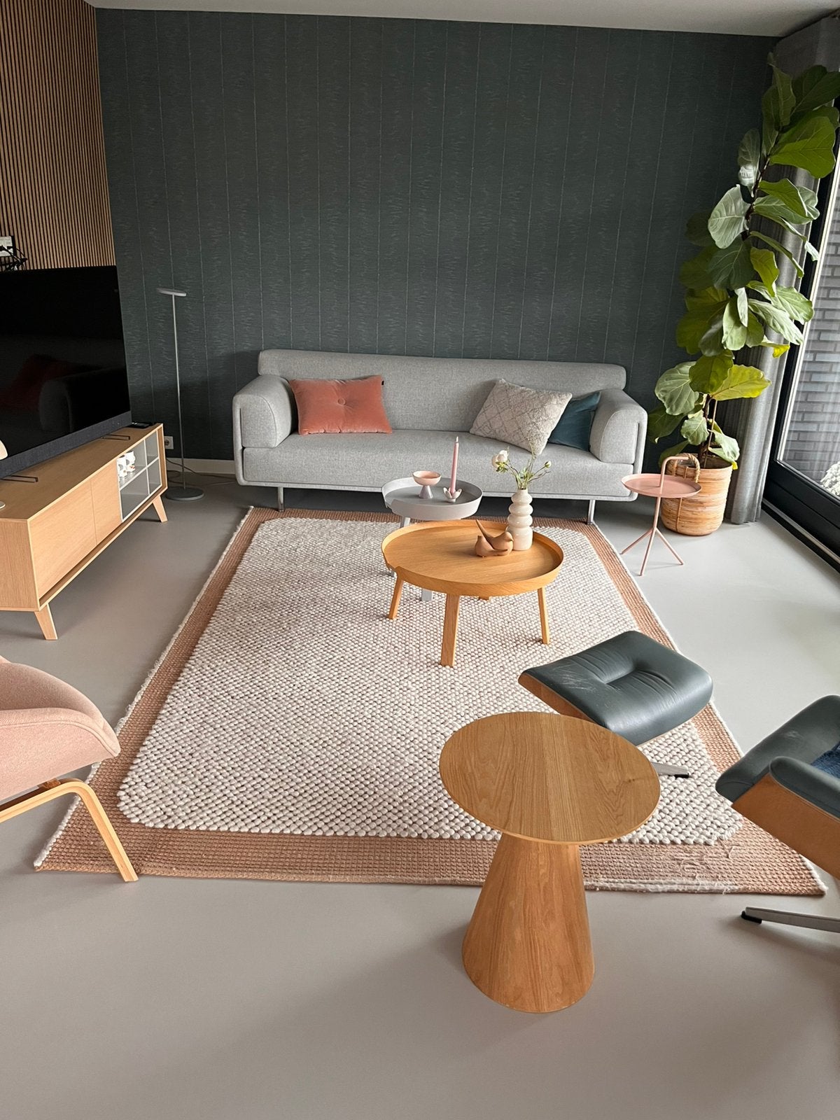 Muuto pebble rug 200x300 vloerkleed, Huis en Inrichting, Ophalen, Gebruikt, Design, 150 tot 200 cm