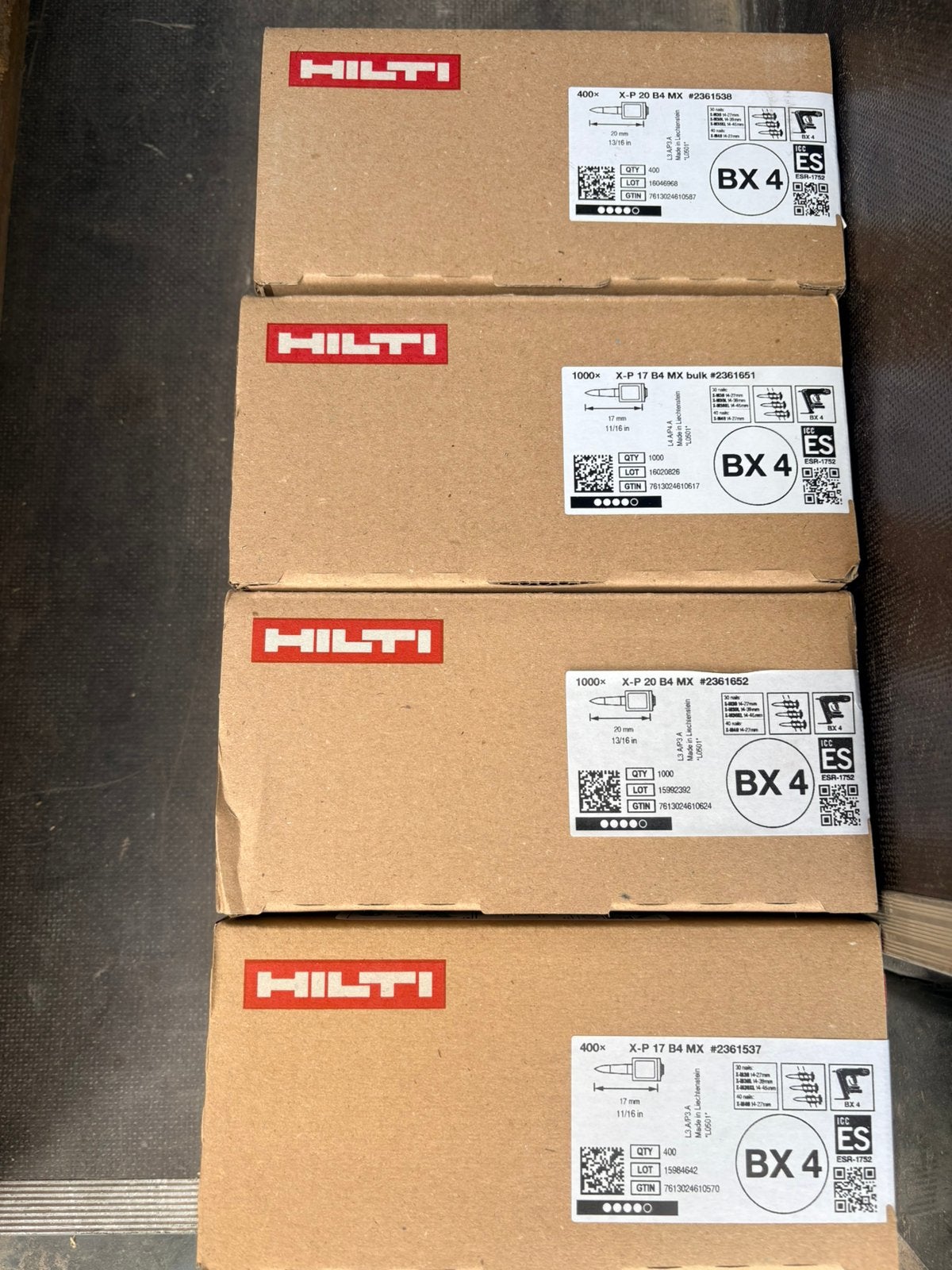Hilti schietnagels BX4 accu schiethamer., Ophalen, Nieuw, Overige typen