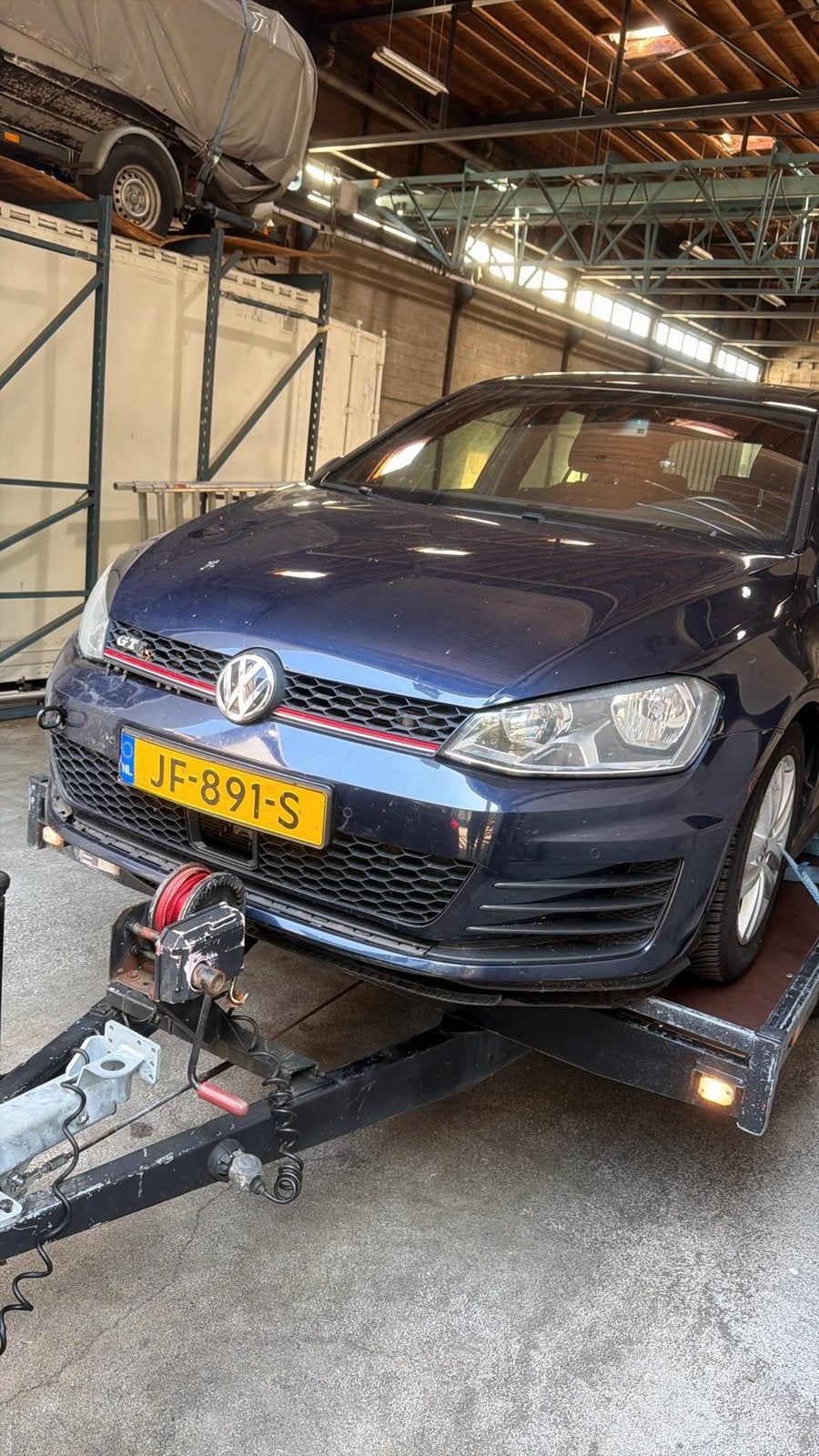Volkswagen Golf 2.0 TSI 162KW 5D 2016 Blauw, Voorwielaandrijving, 4 cilinders, 1984 cc, Blauw