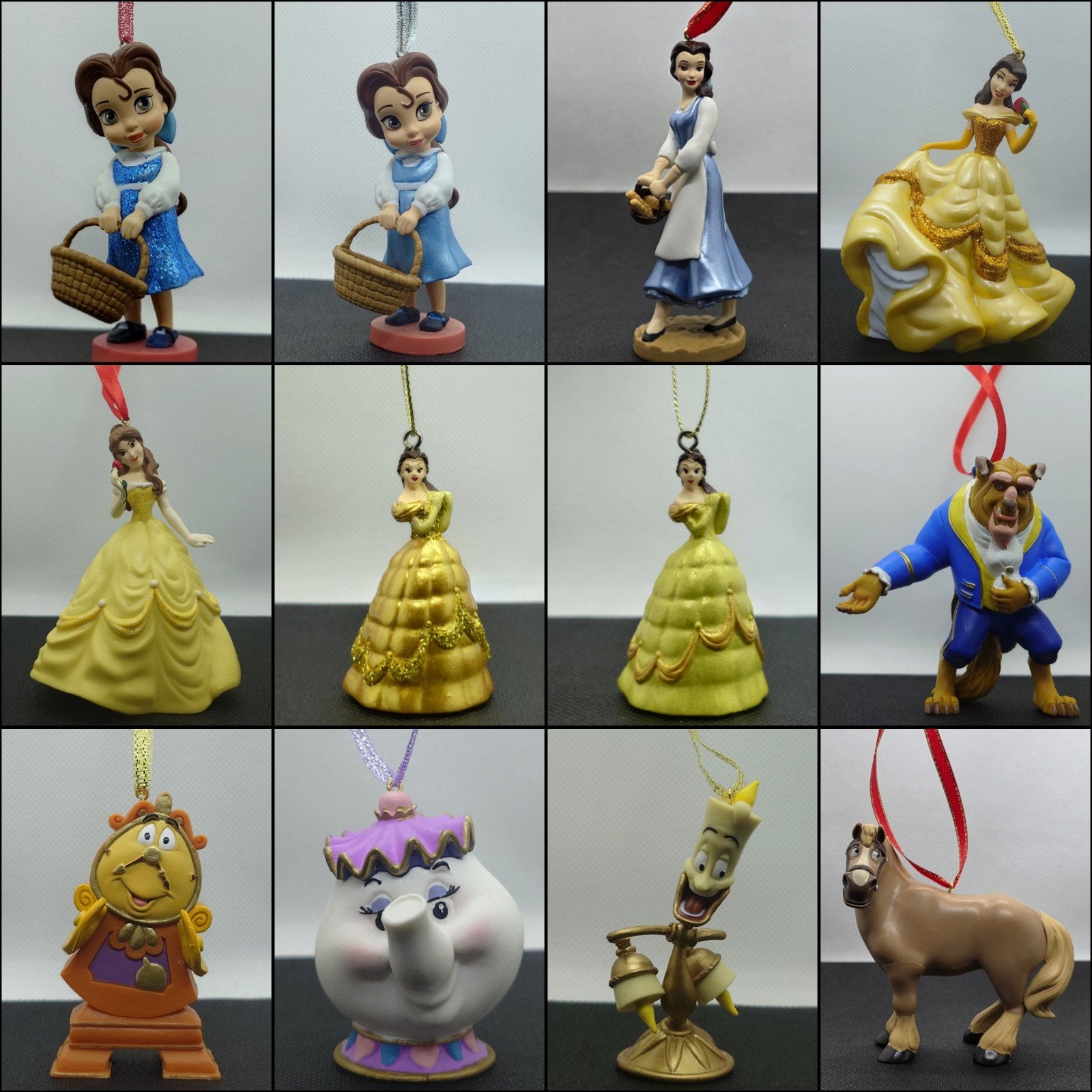 Disney Belle en het Beest kerst ornamenten ornament hanger, Ophalen of Verzenden