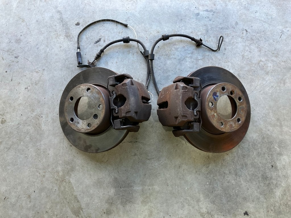BMW e39 remmenset remklauwen Brembo schijven blokken zgan, Ophalen of Verzenden, Gebruikt, BMW