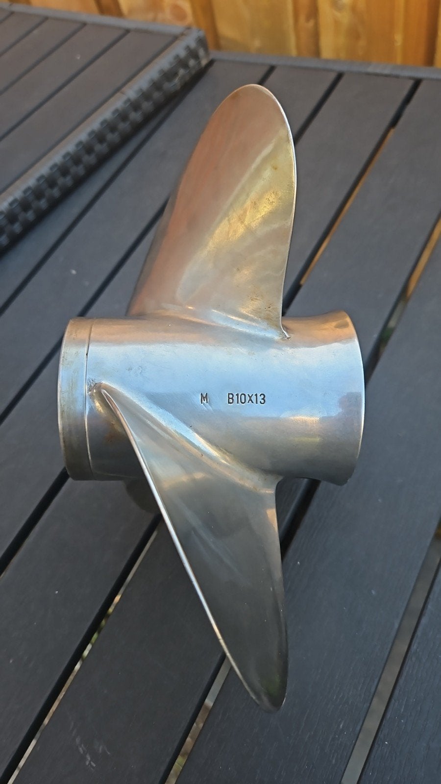 Solas rvs propeller., Watersport en Boten, Bootonderdelen, Ophalen of Verzenden, Zo goed als nieuw