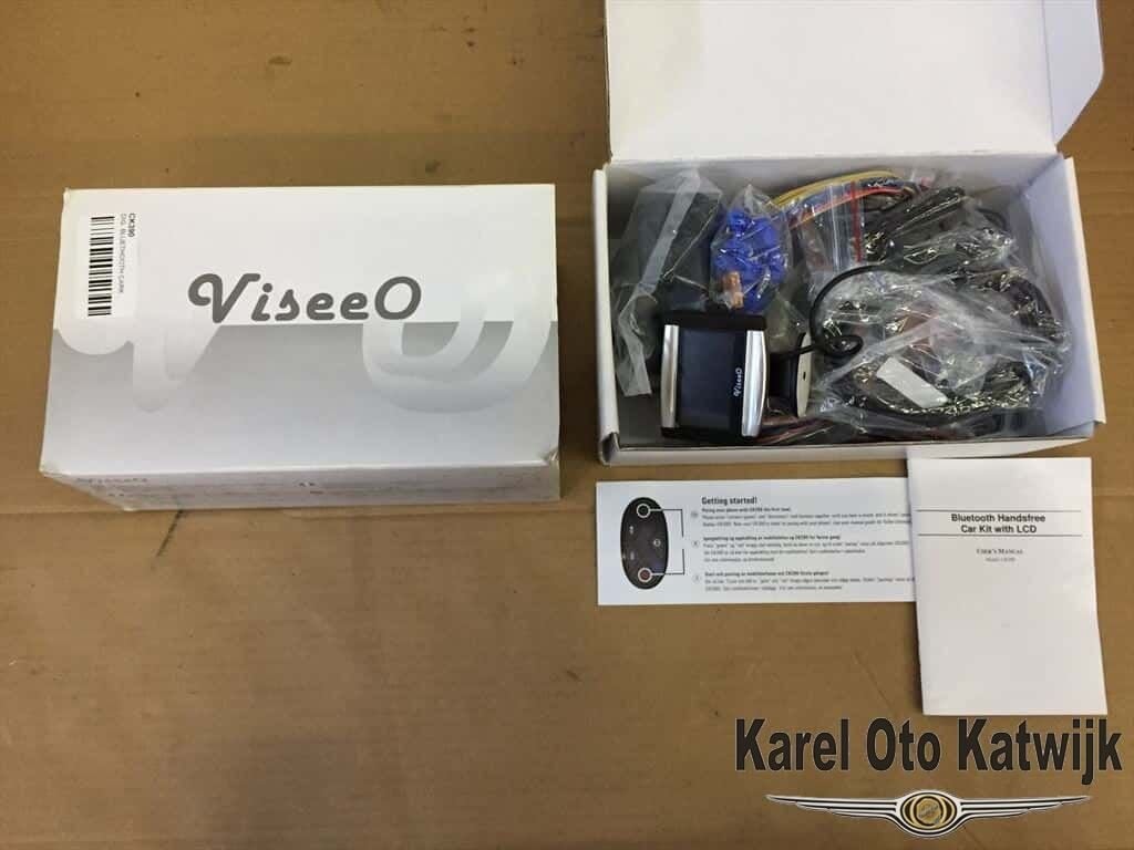 Viseeo Bluetooth Handsfree Car Kit with LCD, Auto diversen, Autoradio's, Nieuw, Ophalen of Verzenden