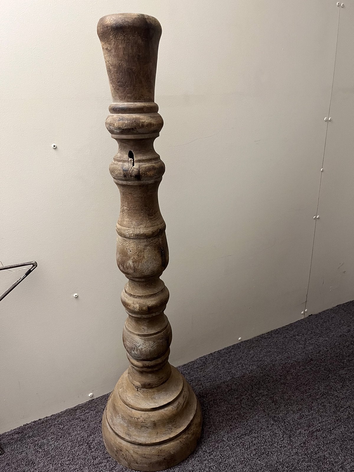 Kaarsenstandaard Aura Peeperkorn 80 cm, Ophalen, Zo goed als nieuw
