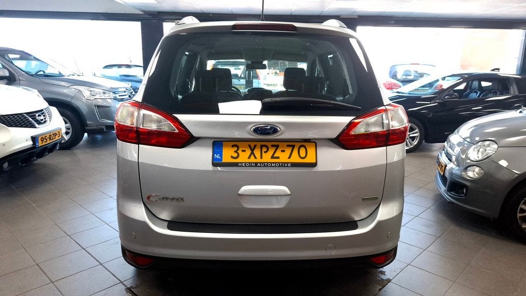 Ford Grand C-Max 1.0 Edition Plus 7p., Auto's, Ford, Voorwielaandrijving, Gebruikt, Zwart, 7 stoelen