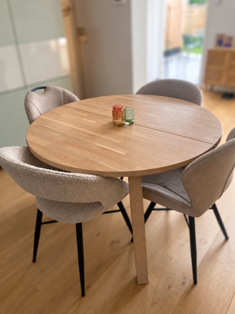 WOOOD Lange Jan uitschuifbare eettafel – eiken Sydney