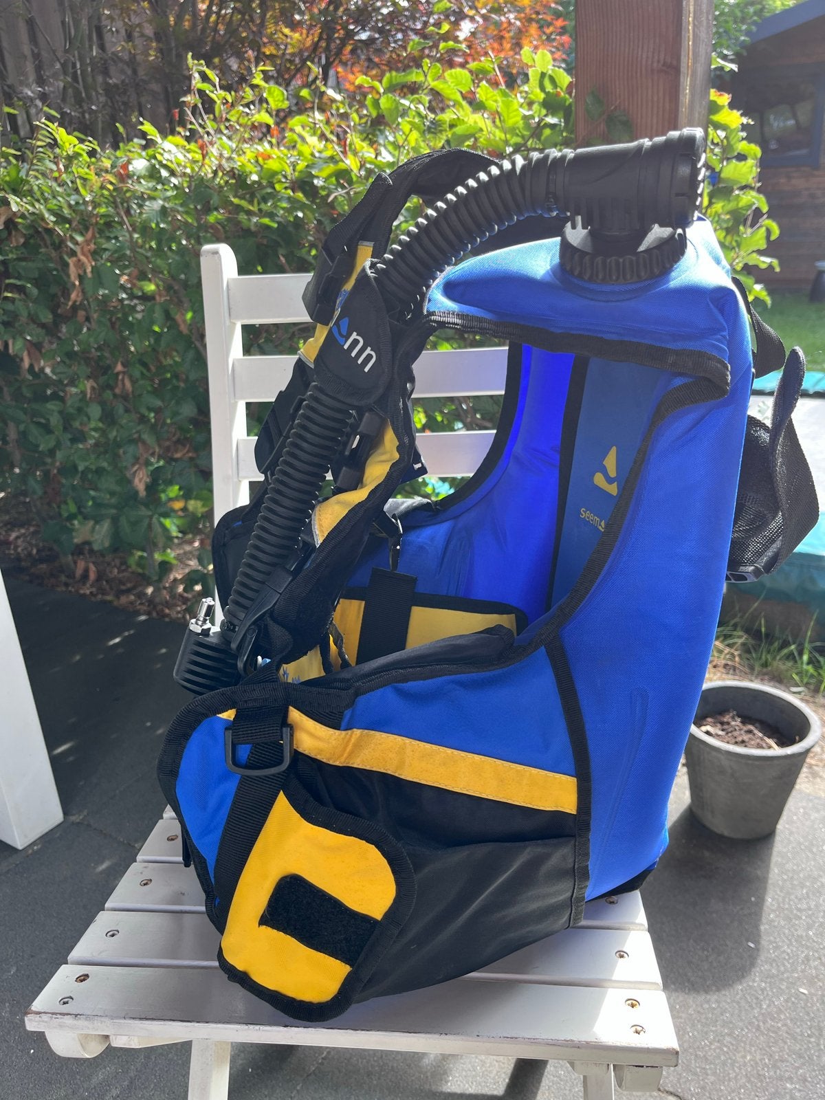 Kinder BCD Seemann Rebel - Blauw/Geel Trimvest, Watersport en Boten, Ophalen of Verzenden, Gebruikt, Trimvest of Wing