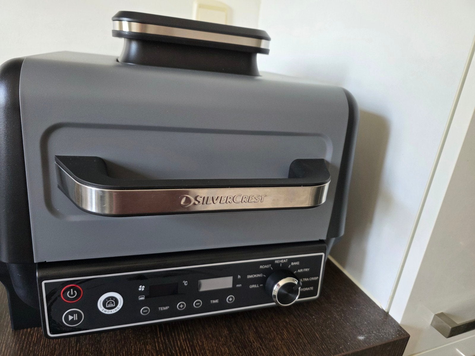 SilverCrest Airfryer Grill - Zo goed als nieuw, Ophalen of Verzenden, Zo goed als nieuw, Airfryer, 1000 t/m 1499 gram