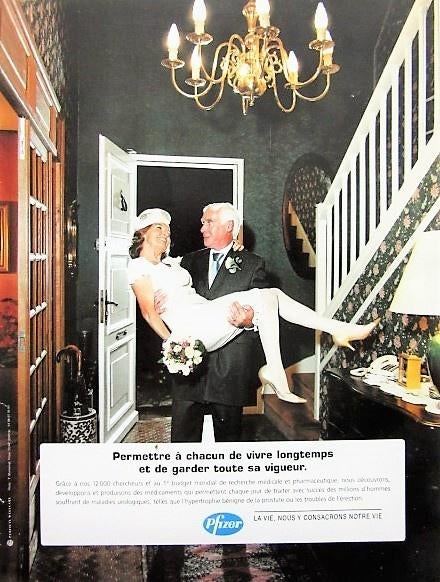 Vintage advertentie reclame Pfizer viagra, Ophalen of Verzenden, Gebruikt, Overige typen