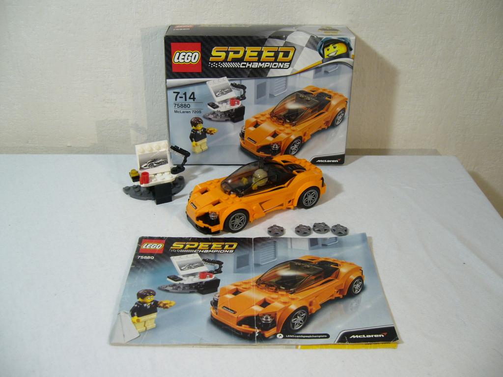 Lego Speed Champions 75880 McLaren 720S, Gebruikt, Lego, Compleet, Complete set