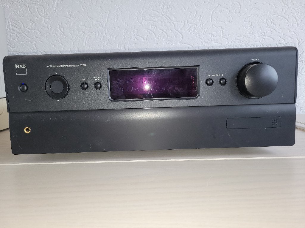 NAD T 748 AV Surround Sound Receiver, 60 tot 120 watt, Ophalen, Overige merken, Gebruikt