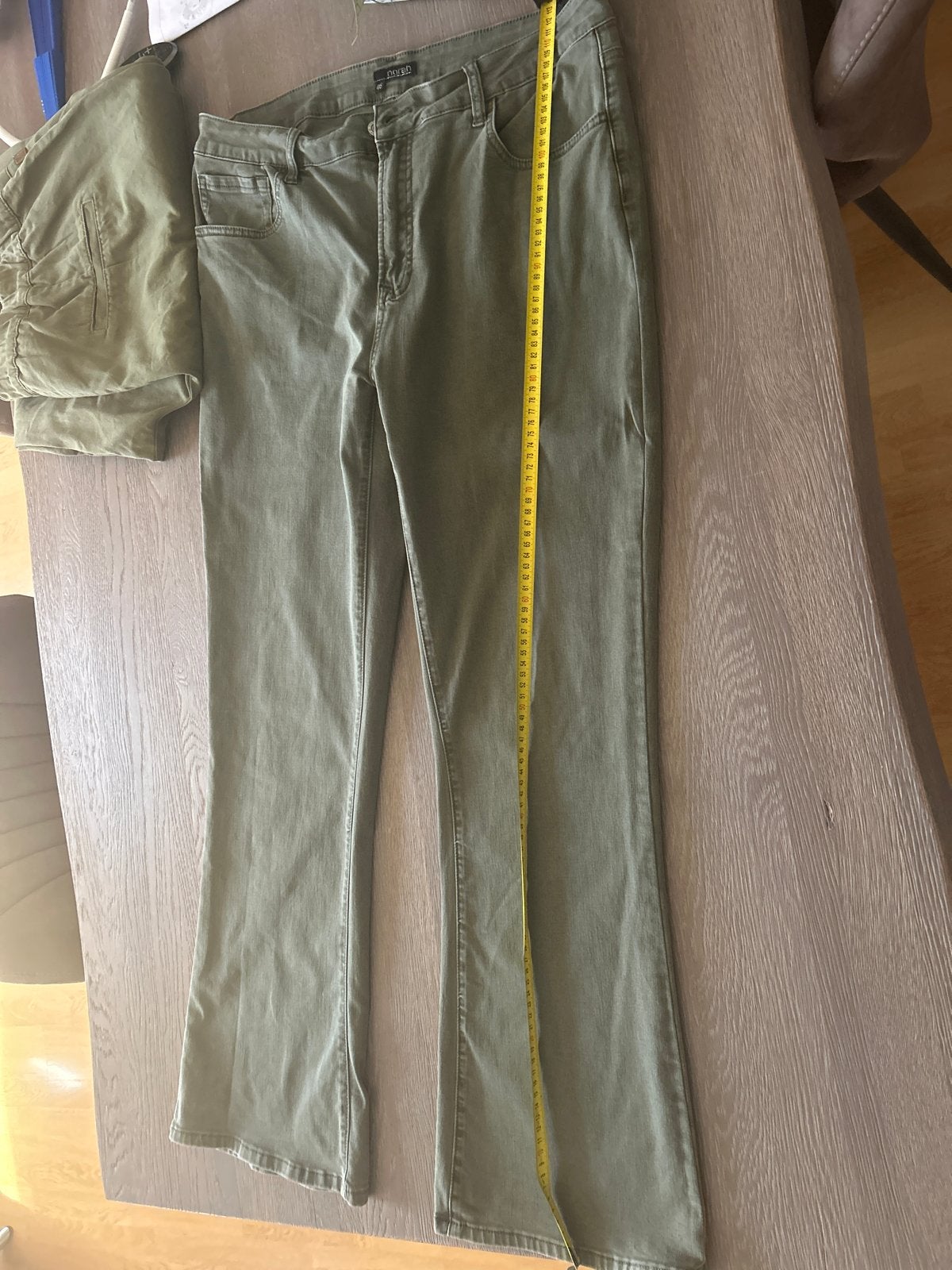 Norah Flora Groene Broek Maat 46, Maat 46/48 (XL) of groter, Ophalen of Verzenden, Zo goed als nieuw, Lang