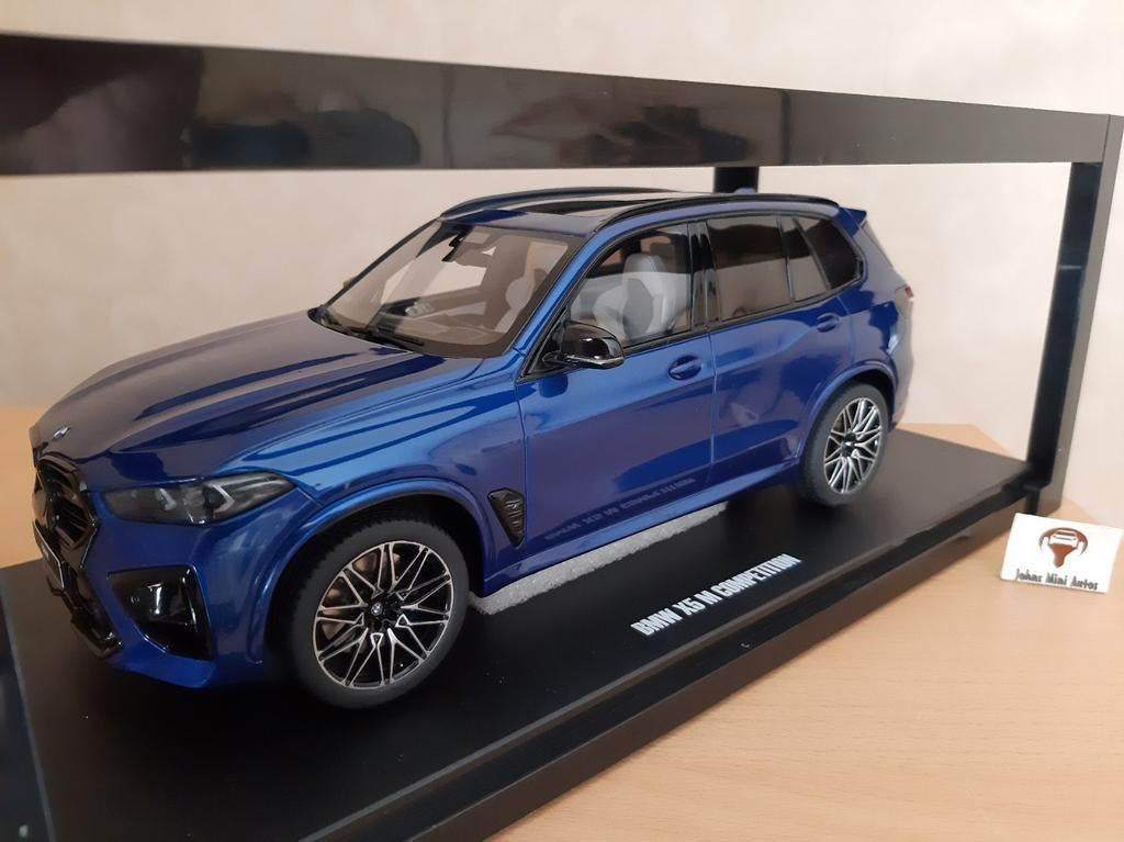 BMW X5 M Competition 2023 Marina Bay Blue - GT Spirit 1:18