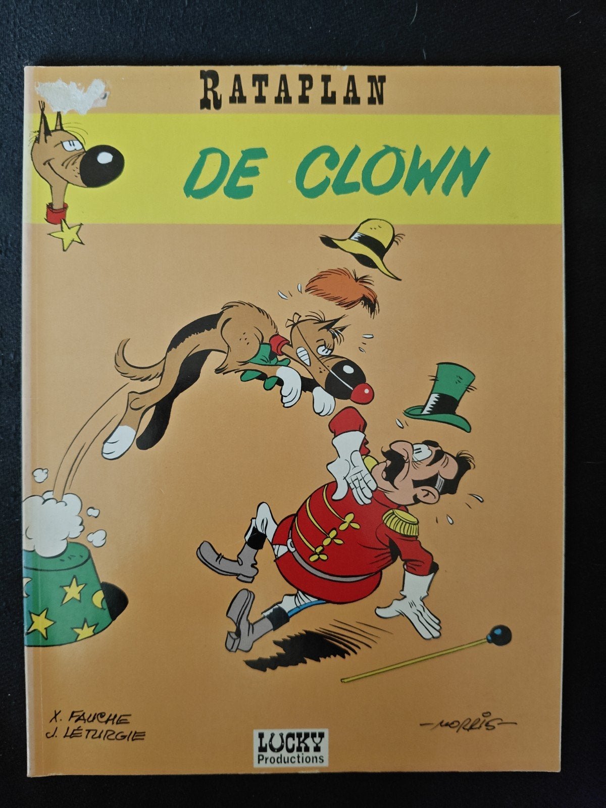 Rantanplan: De Clown - Lucky Luke stripboek, Boeken, Eén stripboek, Ophalen of Verzenden, Gelezen, X. Fauche, J. Léturgie, Morris
