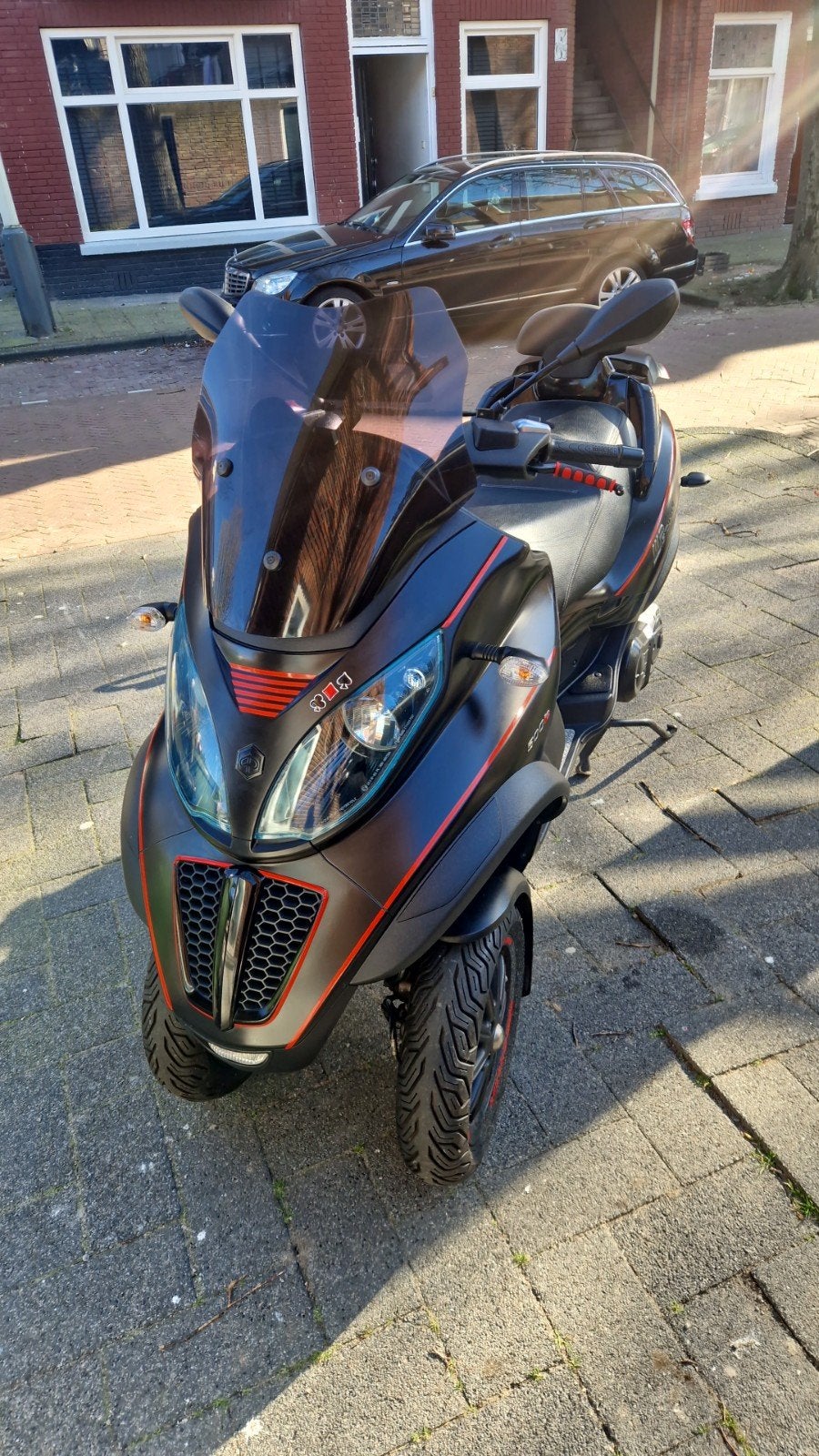 mp3 500ie lt sport black on black edition unieke uitvoering, Motoren, Ophalen, Gebruikt