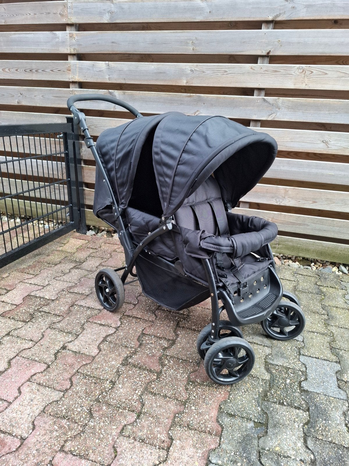 Dubbele kinderwagen, Ophalen, Zo goed als nieuw