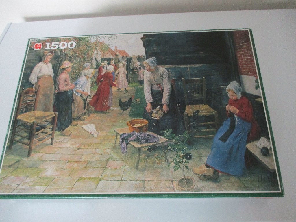 Frits von Unde puzzel 1500stukjes De orgelman komt, Boeken, Ophalen of Verzenden, Zo goed als nieuw, Tarot of Kaarten leggen, Achtergrond en Informatie