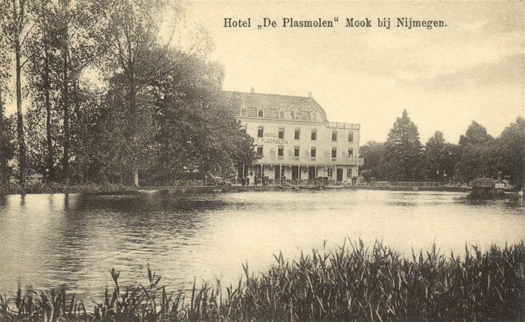 Hotel De Plasmolen Mook bij Nijmegen. - ongelopen, Verzenden, 1920 tot 1940, Ongelopen, Gelderland