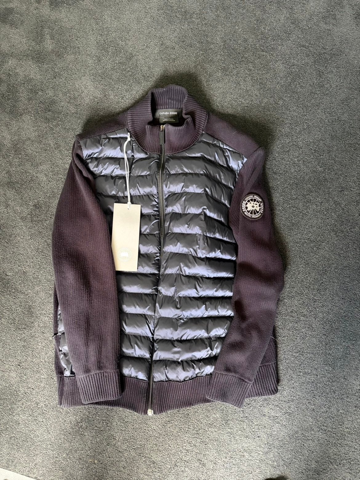 Canada Goose Hybridge Knit Jacket - Maat M, Ophalen of Verzenden, Nieuw, Maat 48/50 (M), Blauw