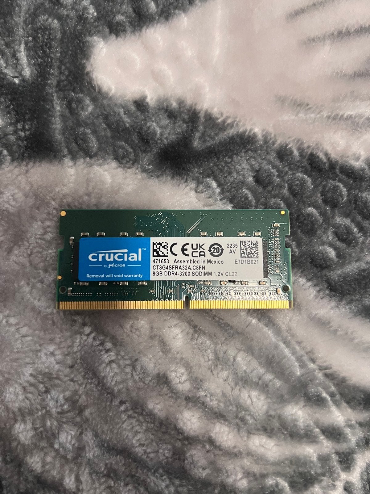 Crucial DDR4 12GB Ram Geheugen Laptop, DDR4, Ophalen of Verzenden, Zo goed als nieuw, Laptop