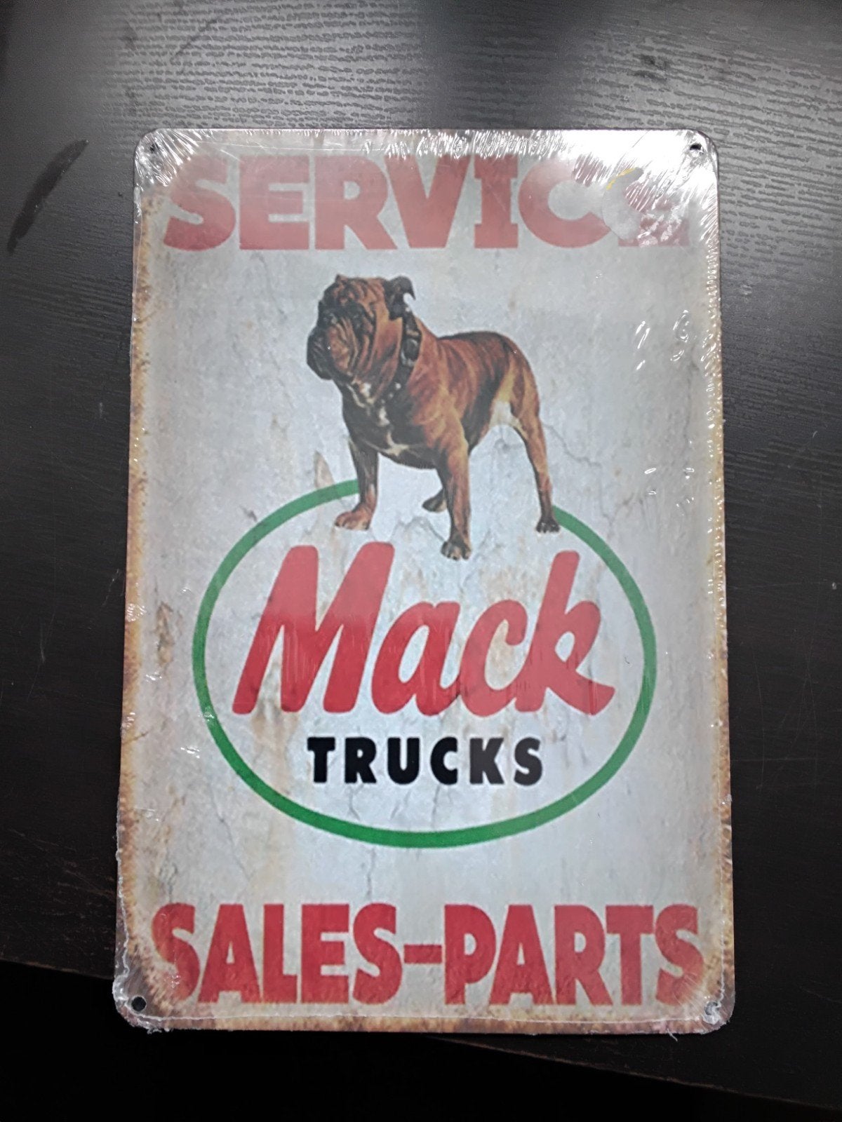 MACK TRUCKS, Ophalen of Verzenden, Zo goed als nieuw, Reclamebord