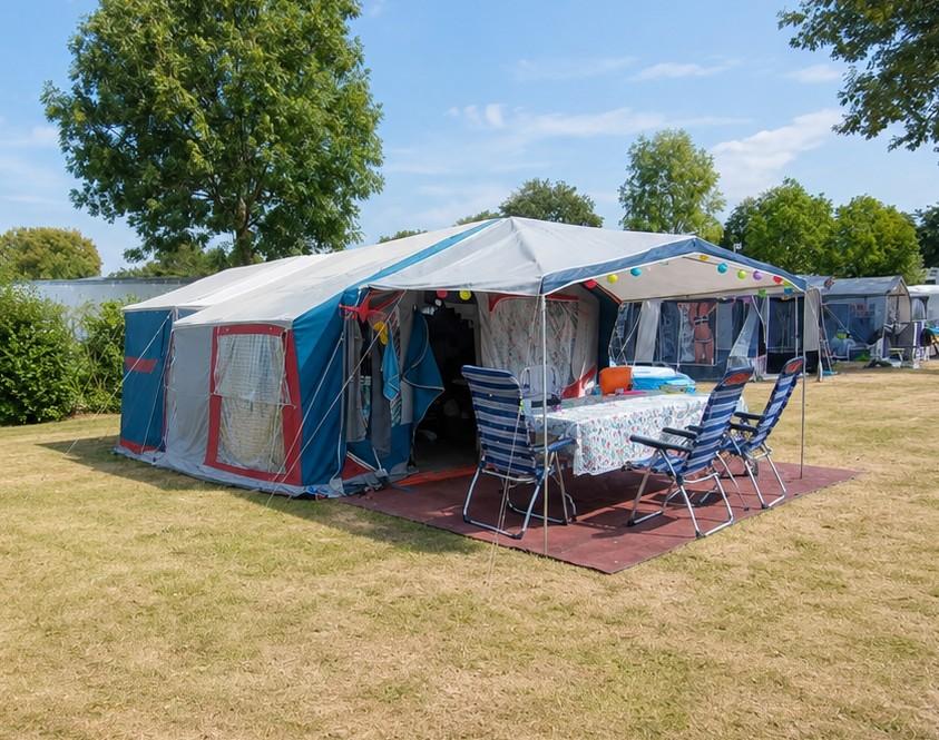 Ruime en complete vouwwagen, ideaal voor gezinnen, Blauw, Aanwezig, Tot en met 4, Ophalen