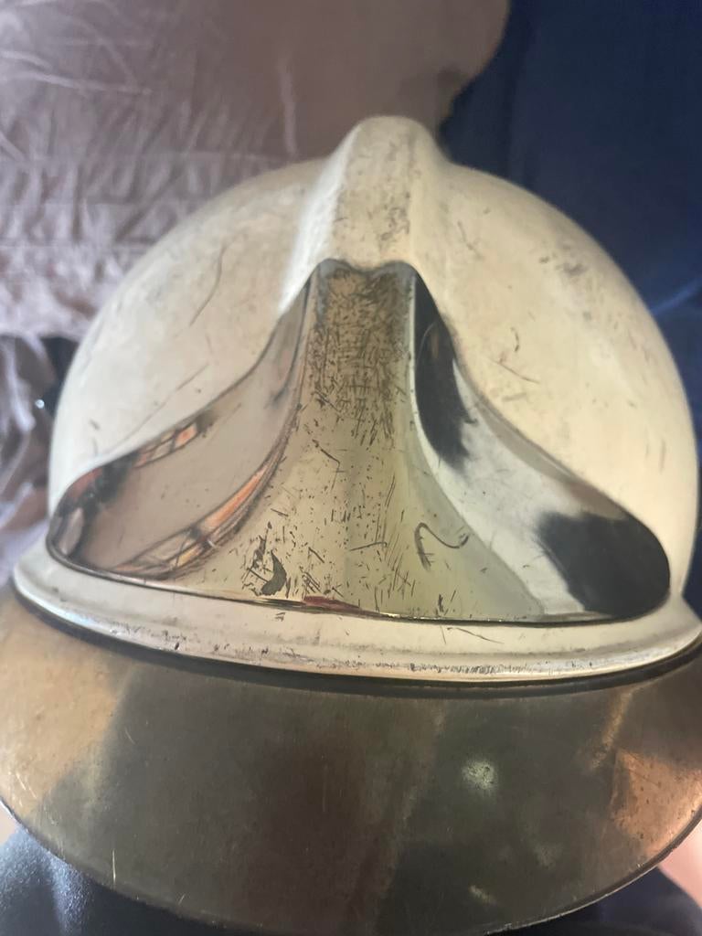 Gallet brandweerhelm met vizier, Ophalen of Verzenden, Met vizier, Gebruikt