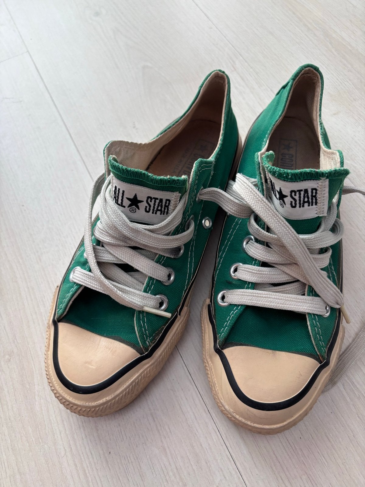 Vintage Converse All Stars USA jaren '80 - Origineel Groen, Ophalen of Verzenden