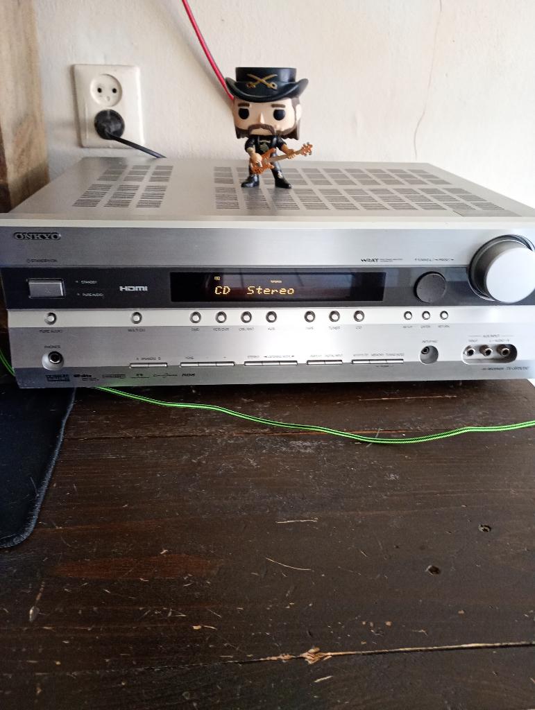onkyo tx sr505e 7.1 receiver goedspelend kan ook stereo/2.1, Ophalen, Gebruikt, 120 watt of meer, Onkyo
