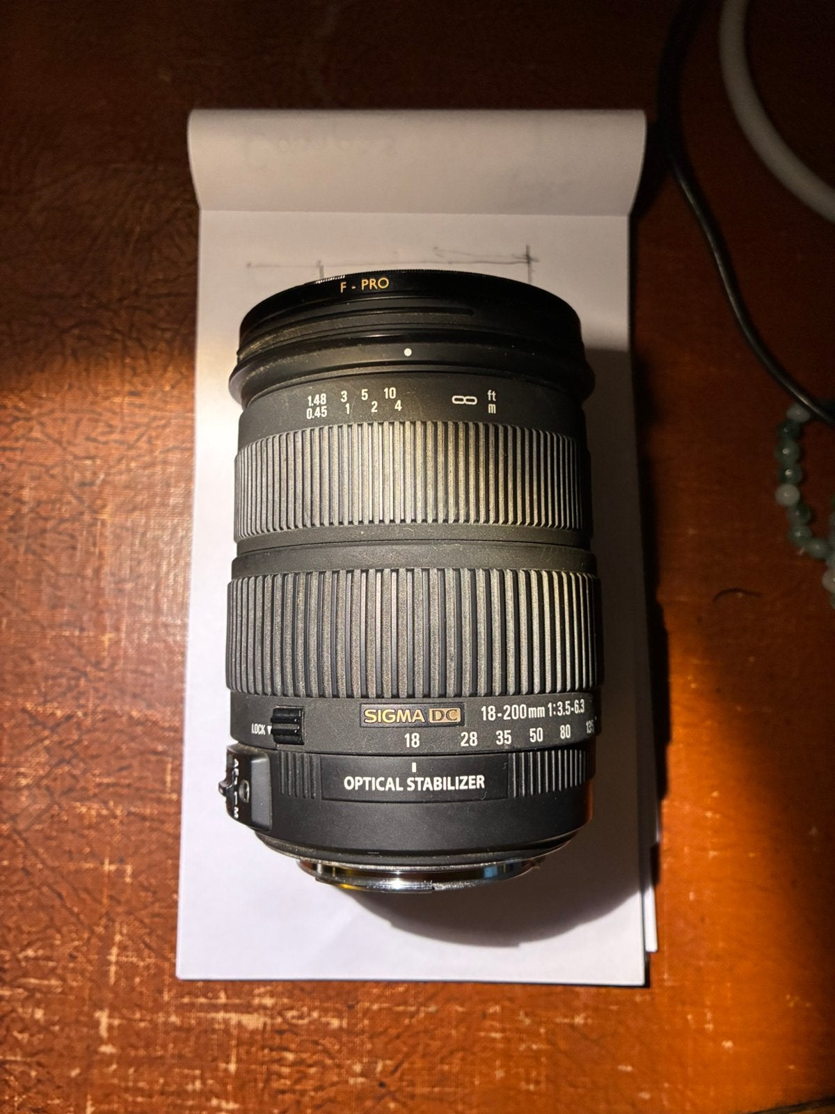 Sigma lens 18-200 mm 1.3.5-6.3 voor Canon EF, Beeldstabilisatie, Gebruikt, Sigma, Telelens