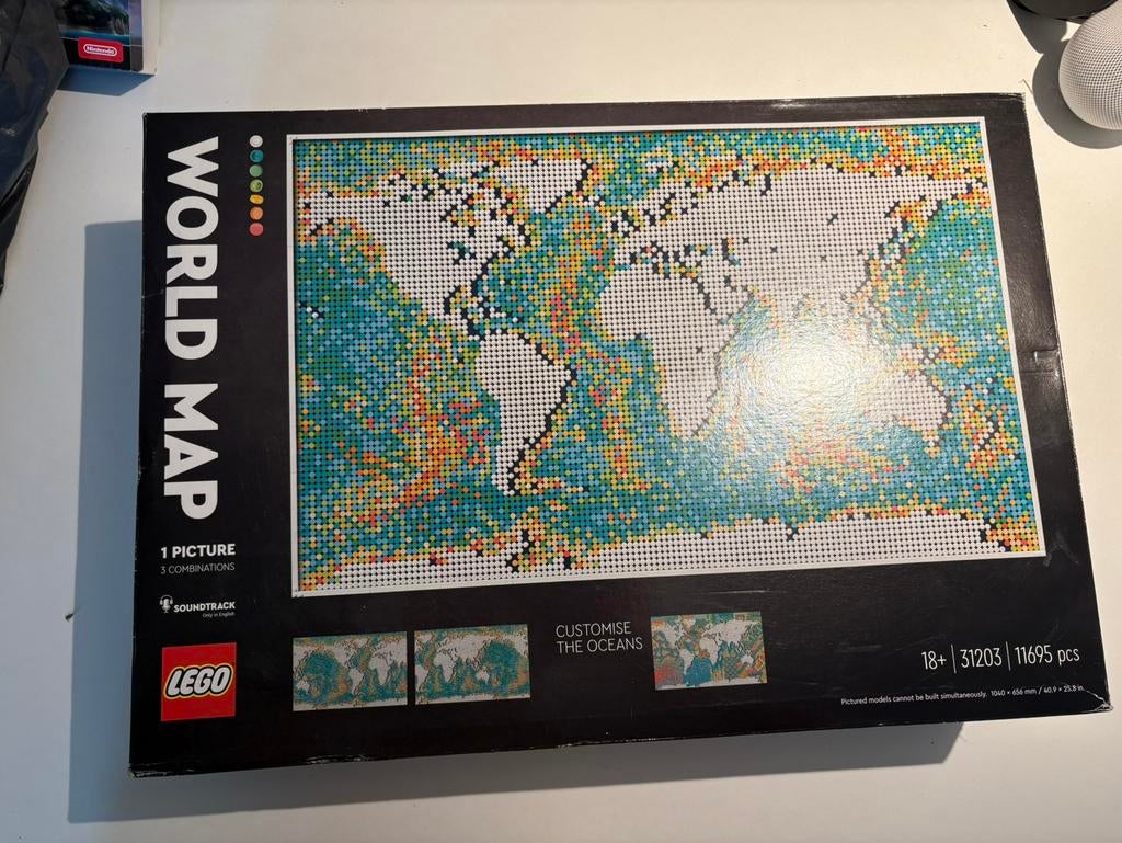Lego 31203 Worldmap, Ophalen of Verzenden, Zo goed als nieuw