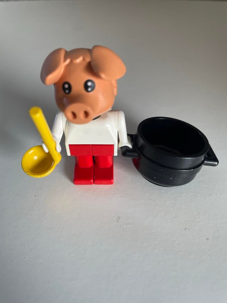 Lego Fabuland 3703 Peter het varken met accessoires, Overige thema's, Ophalen of Verzenden, Zo goed als nieuw, Compleet