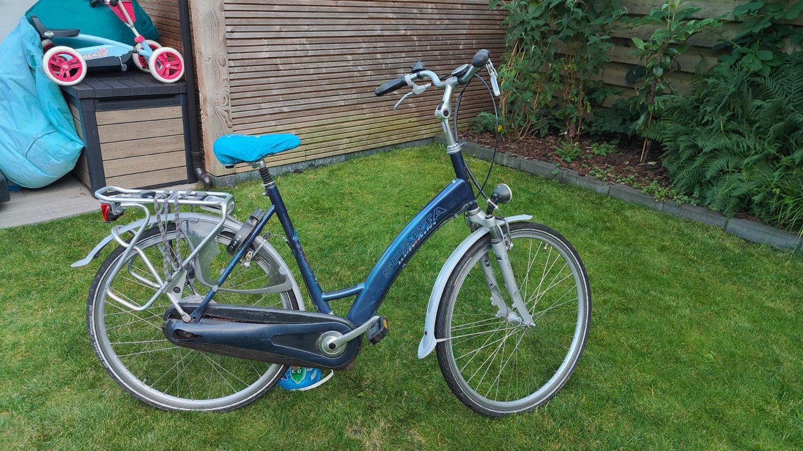 Elektrische damesfiets zonder versnellingen, Fietsen en Brommers, Fietsen | Dames | Damesfietsen, Ophalen, Gebruikt, Sparta, (Extra) lage instap