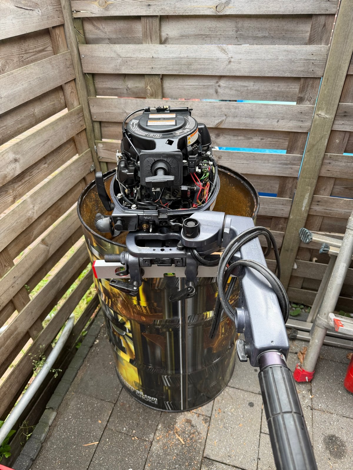 8pk Yamaha langstaart met Electrice start, Watersport en Boten, Buiten- en Binnenboordmotoren, Ophalen, Gebruikt, 5 tot 10 pk