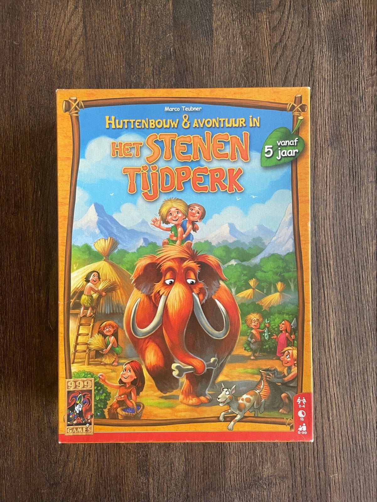 Het Stenen Tijdperk Junior, Hobby en Vrije tijd, Gezelschapsspellen | Bordspellen, Een of twee spelers, Ophalen of Verzenden, Zo goed als nieuw
