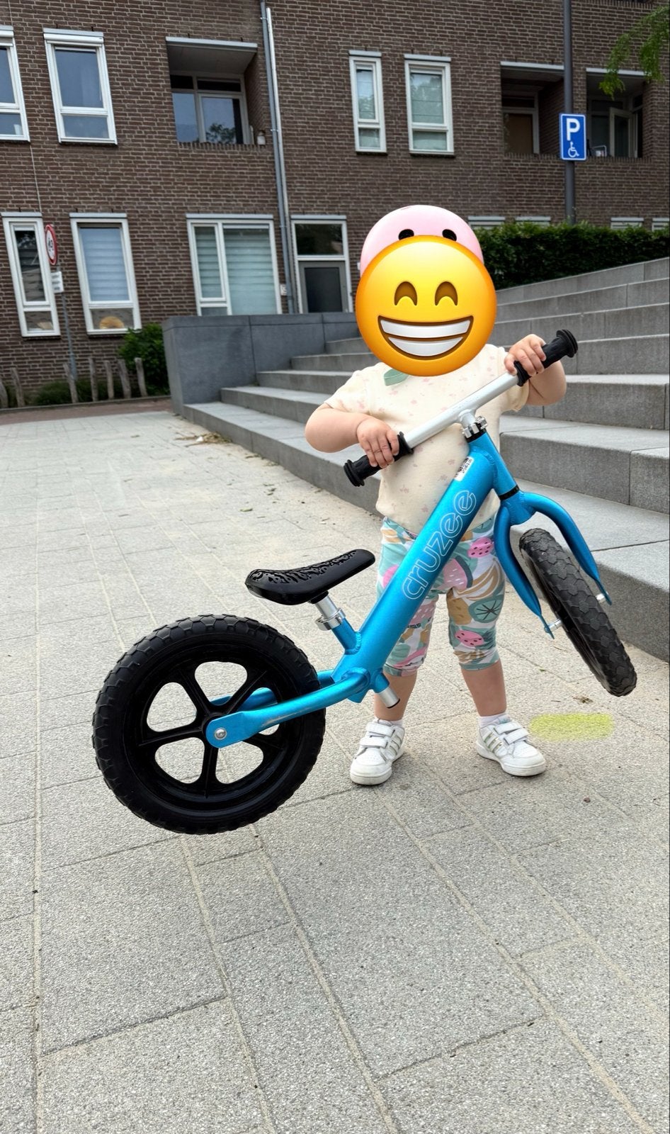 Cruzee Loopfiets Super Lichtgewicht Blauw | Vanaf 2 Jaar, Ophalen of Verzenden, Zo goed als nieuw, Minder dan 16 inch