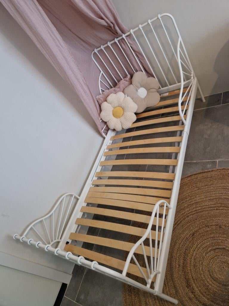 Ikea Minnen meegroeibed - Zo goed als nieuw, Ophalen, 85 tot 100 cm, Zo goed als nieuw, Lattenbodem