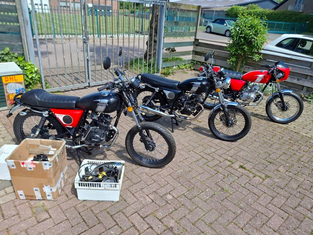 3x Mash Fifty 50 + Lifan 50cc blok Nieuw Zie omschrijving, Fietsen en Brommers, Ophalen, Gebruikt, Mash fifty, 4 versnellingen