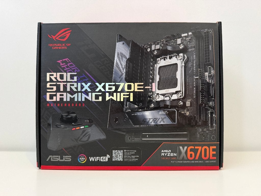 ASUS ROG Strix X670E-I Gaming WIFI AM5 Moederbord (nieuw), Ophalen, Mini-ATX, Nieuw, DDR5